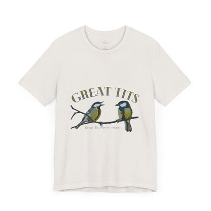 Great Tits Birding T-Shirt, Bird Watcher Tee, Birding Enthusiast Shirt, Funny Bird Lover Top, Birding Gift Idea