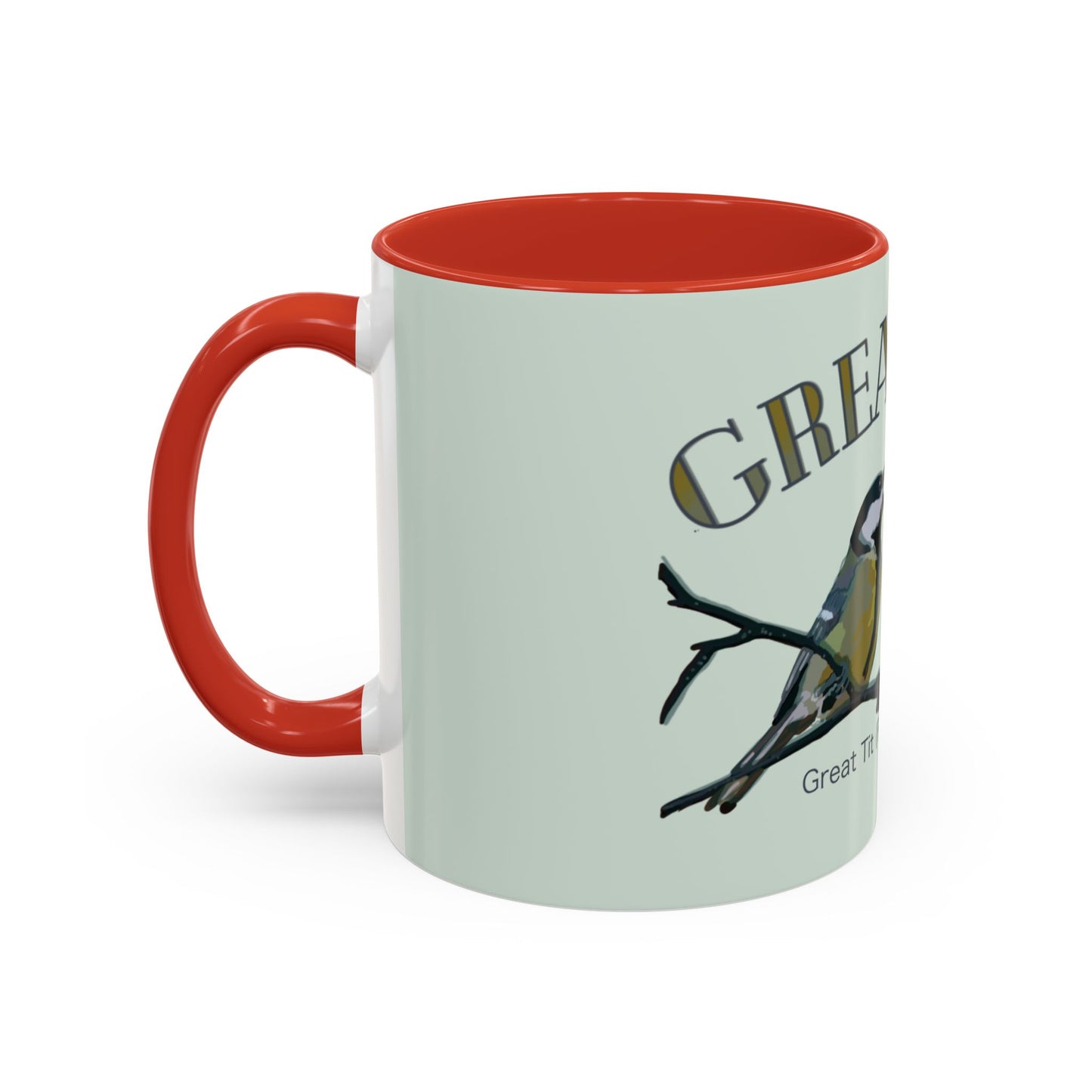 Great Tits Coffee Mug | Funny Gift for Bird Lovers | Quirky Animal Humor | 11oz, 15oz Ceramic Cup