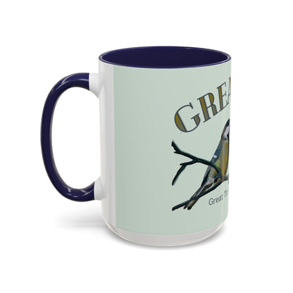 Great Tits Coffee Mug | Funny Gift for Bird Lovers | Quirky Animal Humor | 11oz, 15oz Ceramic Cup