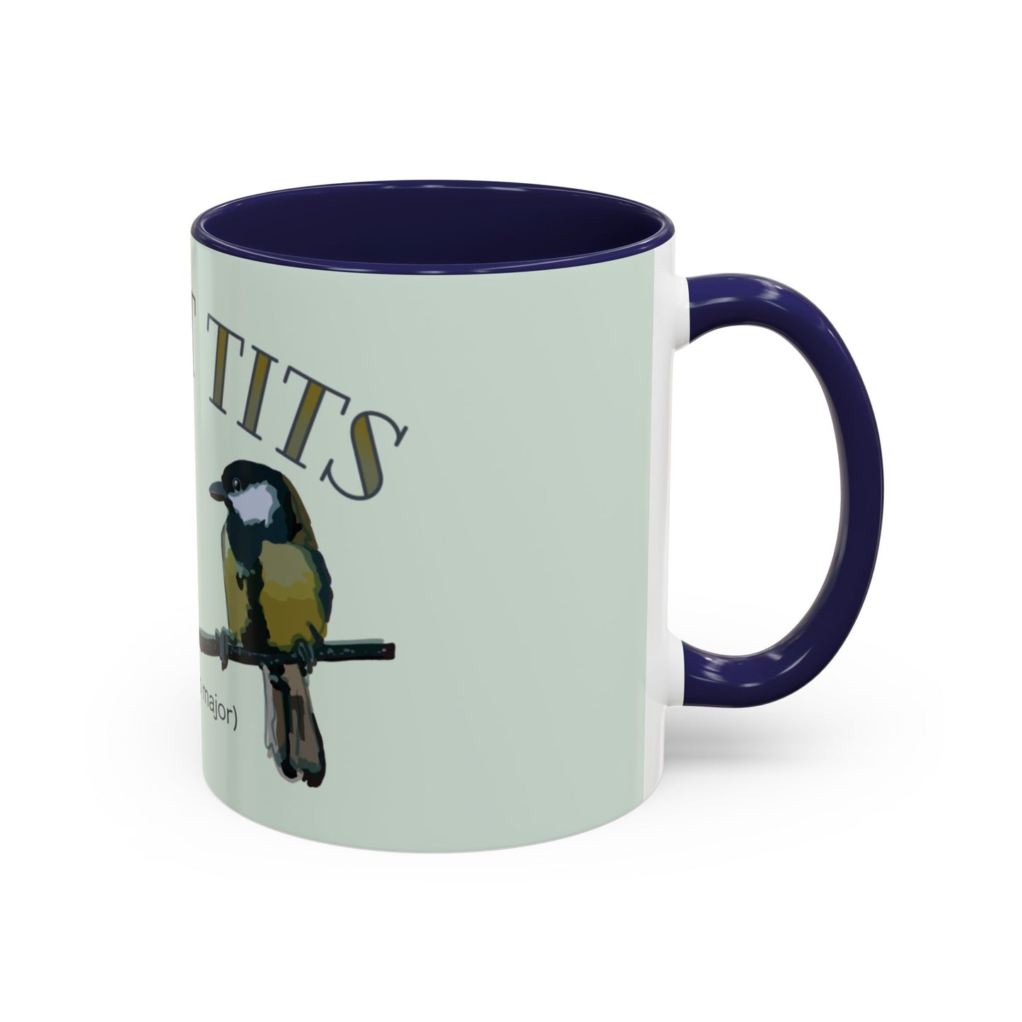 Great Tits Coffee Mug | Funny Gift for Bird Lovers | Quirky Animal Humor | 11oz, 15oz Ceramic Cup