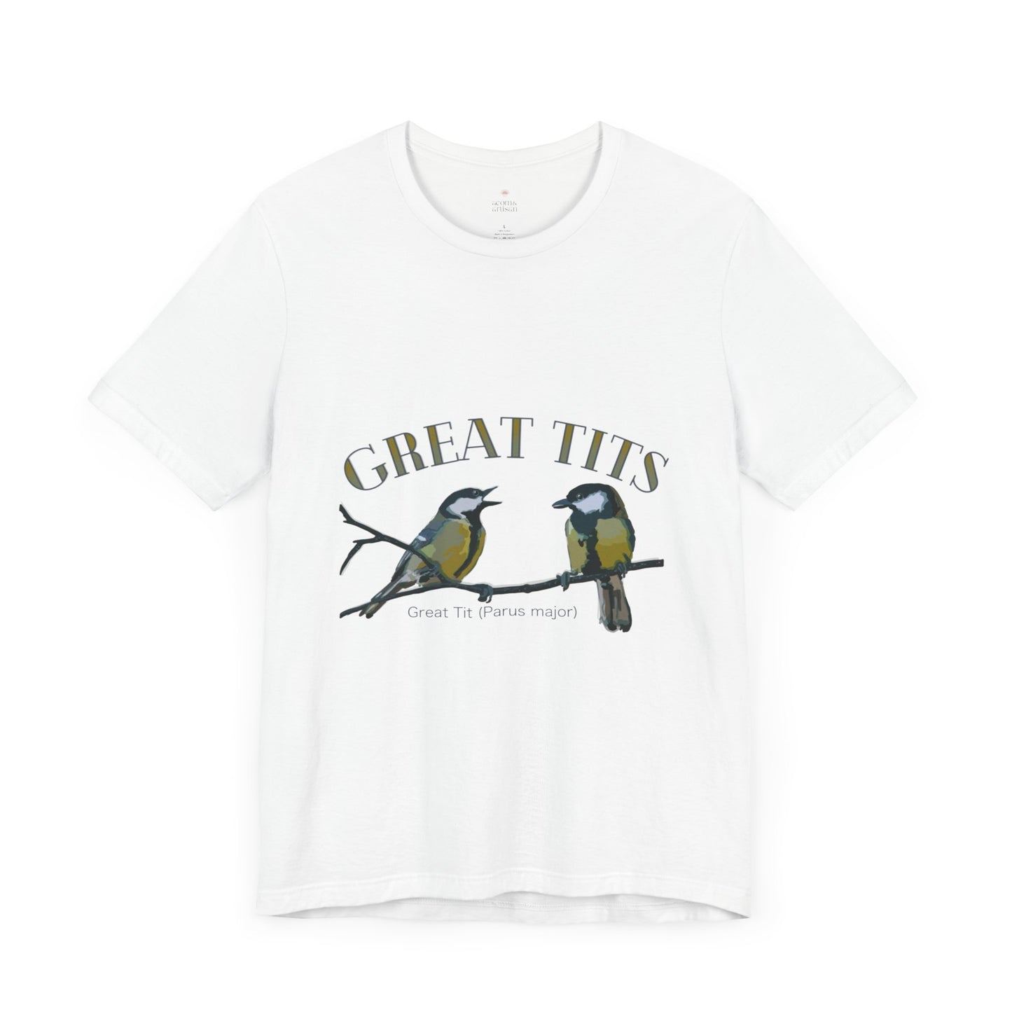 Great Tits Birding T-Shirt, Bird Watcher Tee, Birding Enthusiast Shirt, Funny Bird Lover Top, Birding Gift Idea