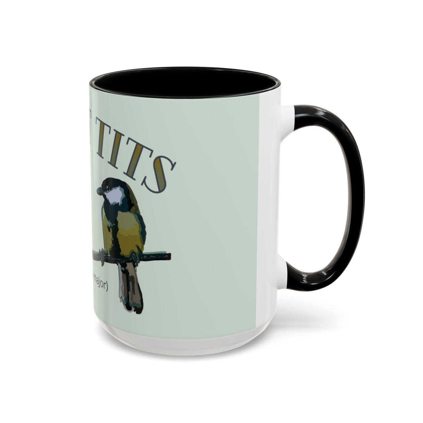 Great Tits Coffee Mug | Funny Gift for Bird Lovers | Quirky Animal Humor | 11oz, 15oz Ceramic Cup