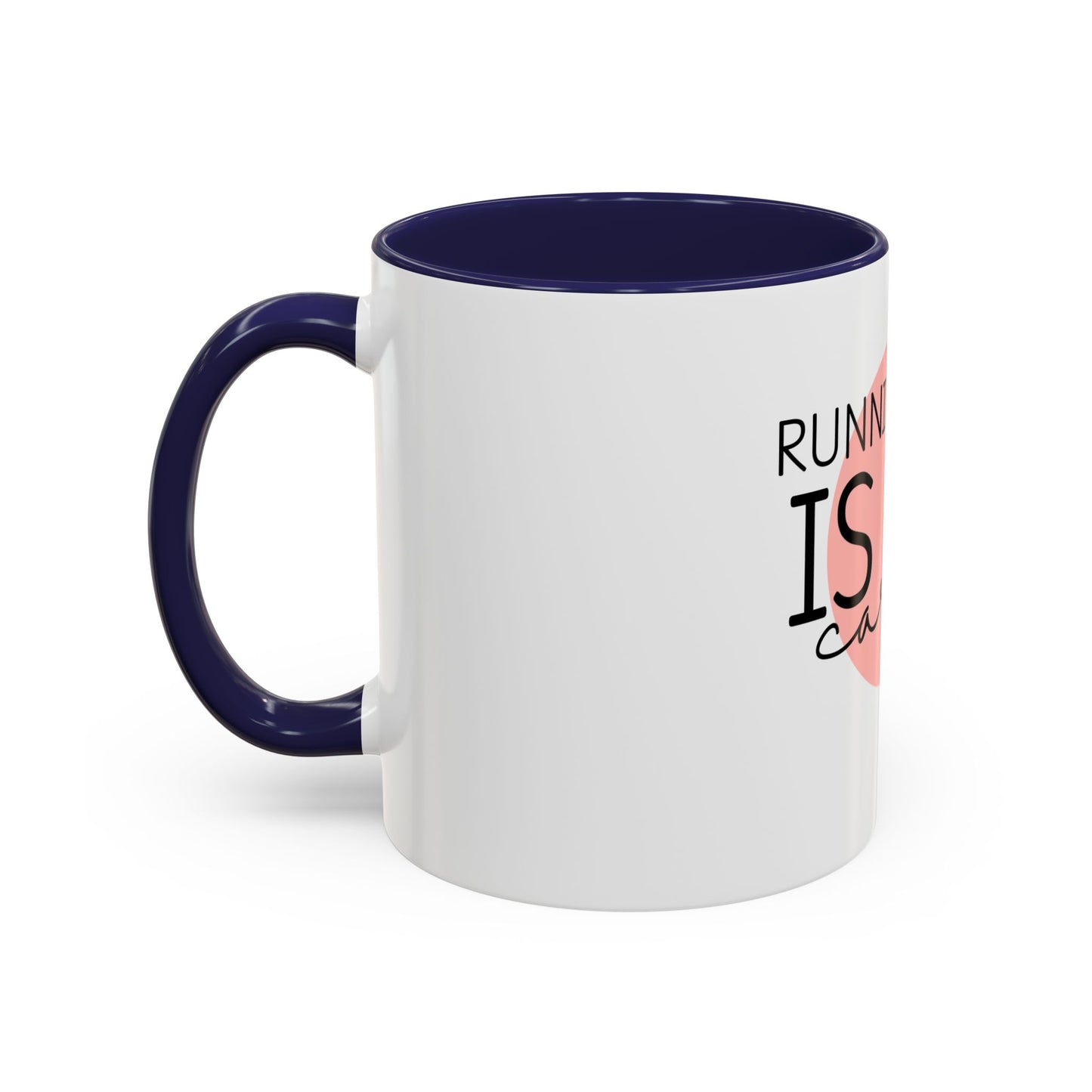 Running Late Is My Cardio Funny Coffee Mug | Quirky Gift for Friends & Coworkers | 11oz, 15oz Ceramic Mug | Sarcastic Office Humor