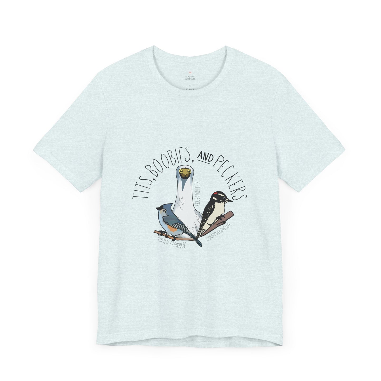 Tits, Boobies, & Peckers Birding T-Shirt, Bird Watcher Tee, Birding Enthusiast Shirt, Funny Bird Lover Top, Birding Gift Idea