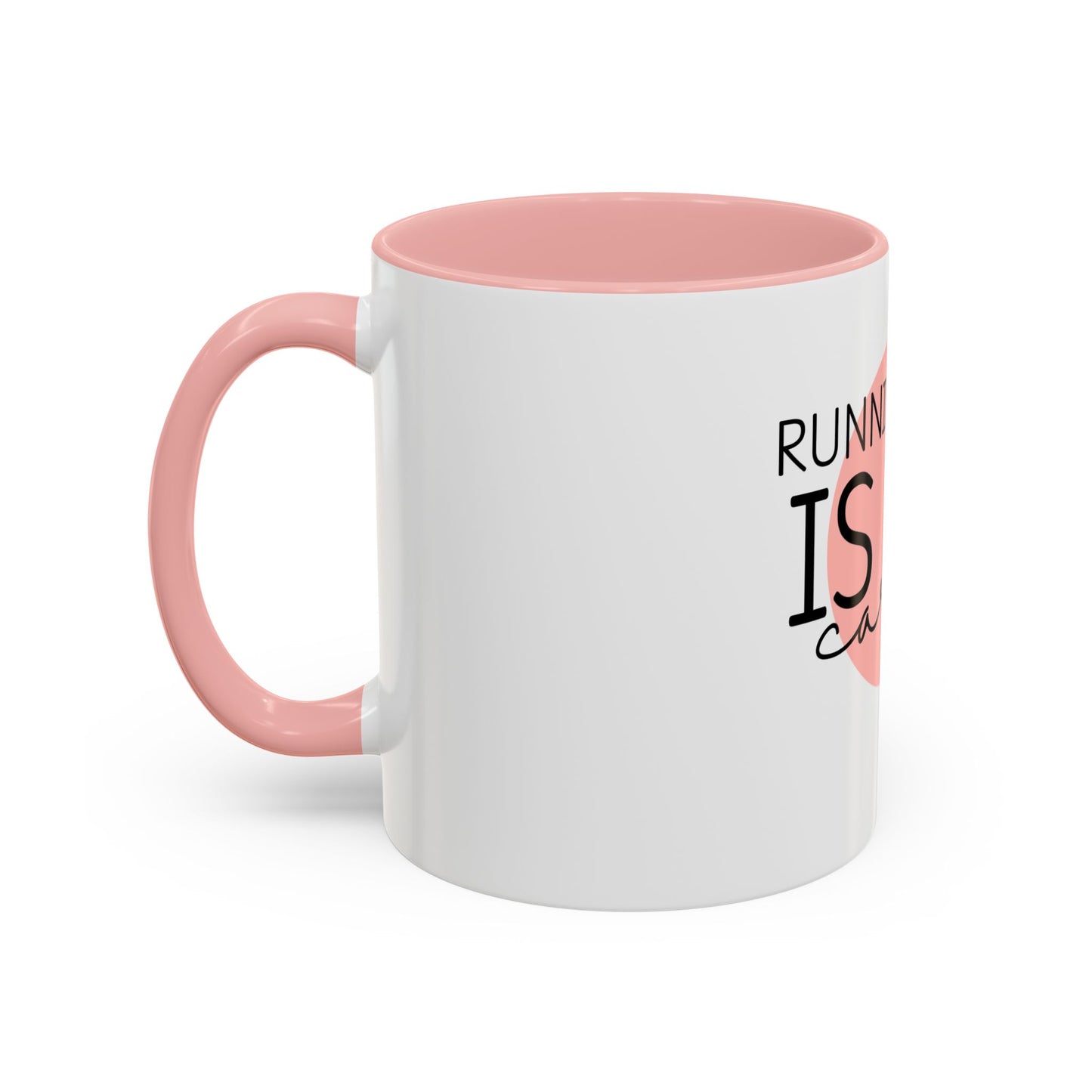 Running Late Is My Cardio Funny Coffee Mug | Quirky Gift for Friends & Coworkers | 11oz, 15oz Ceramic Mug | Sarcastic Office Humor