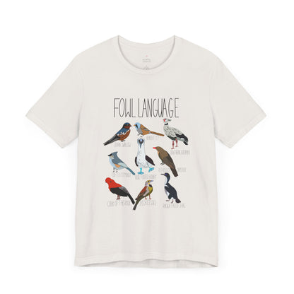 Fowl Language Birding T-Shirt, Bird Watcher Tee, Birding Enthusiast Shirt, Funny Bird Lover Top, Birding Gift Idea