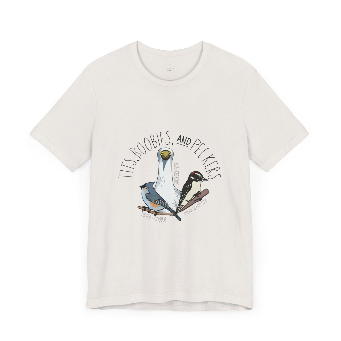 Tits, Boobies, & Peckers Birding T-Shirt, Bird Watcher Tee, Birding Enthusiast Shirt, Funny Bird Lover Top, Birding Gift Idea