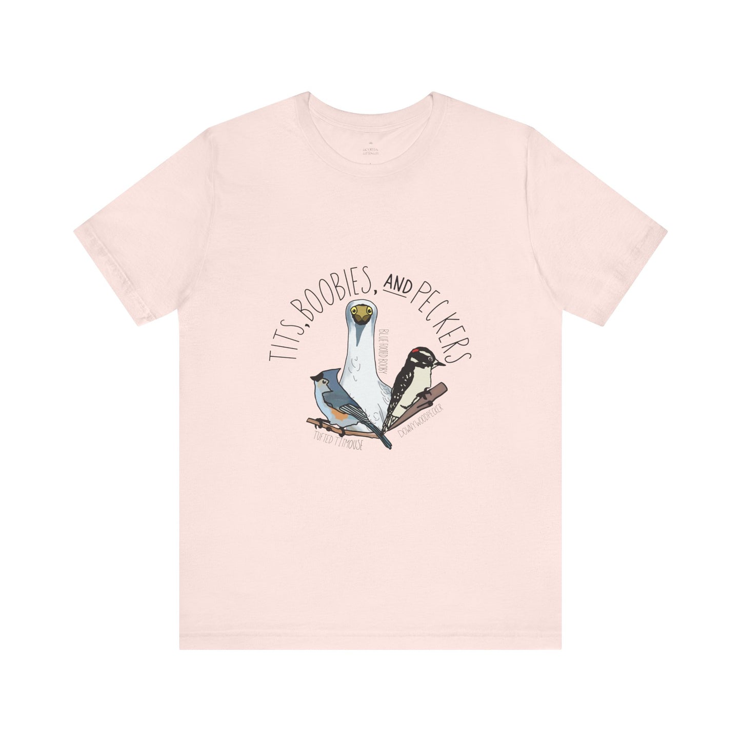 Tits, Boobies, & Peckers Birding T-Shirt, Bird Watcher Tee, Birding Enthusiast Shirt, Funny Bird Lover Top, Birding Gift Idea