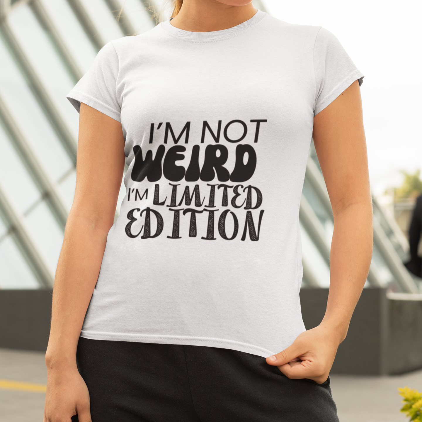 Im Not Weird, Im Limited Edition Funny T-Shirt | Quirky Graphic Tee | Unisex Sizes S-3XL | Unique Gift for Friends & Family