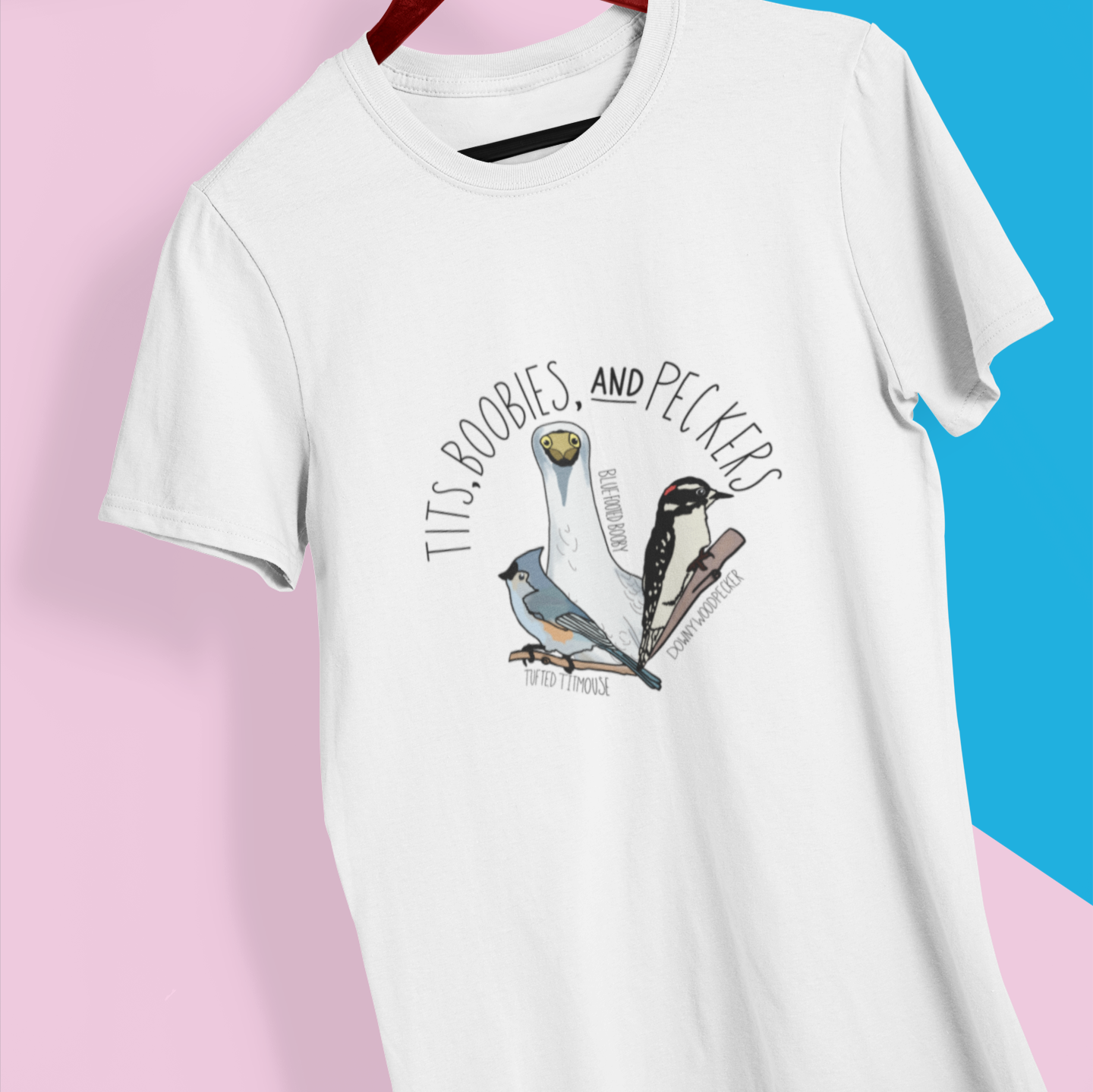 Tits, Boobies, & Peckers Birding T-Shirt, Bird Watcher Tee, Birding Enthusiast Shirt, Funny Bird Lover Top, Birding Gift Idea