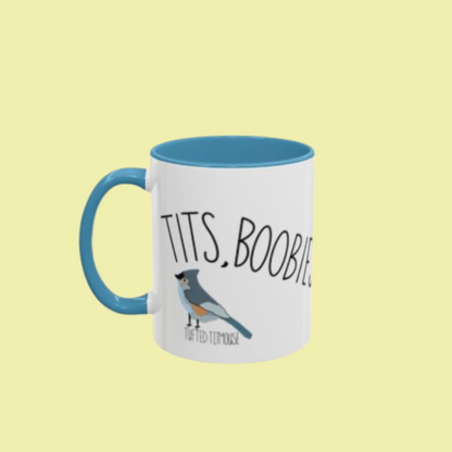 Tits, Boobies & Peckers Mug | Funny Bird Lover Gift for Pun Enthusiasts