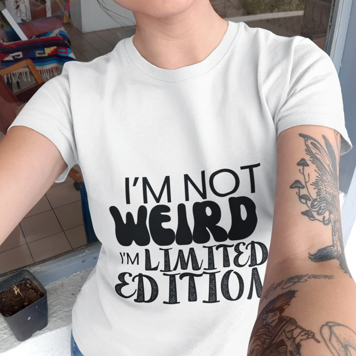 Im Not Weird, Im Limited Edition Funny T-Shirt | Quirky Graphic Tee | Unisex Sizes S-3XL | Unique Gift for Friends & Family